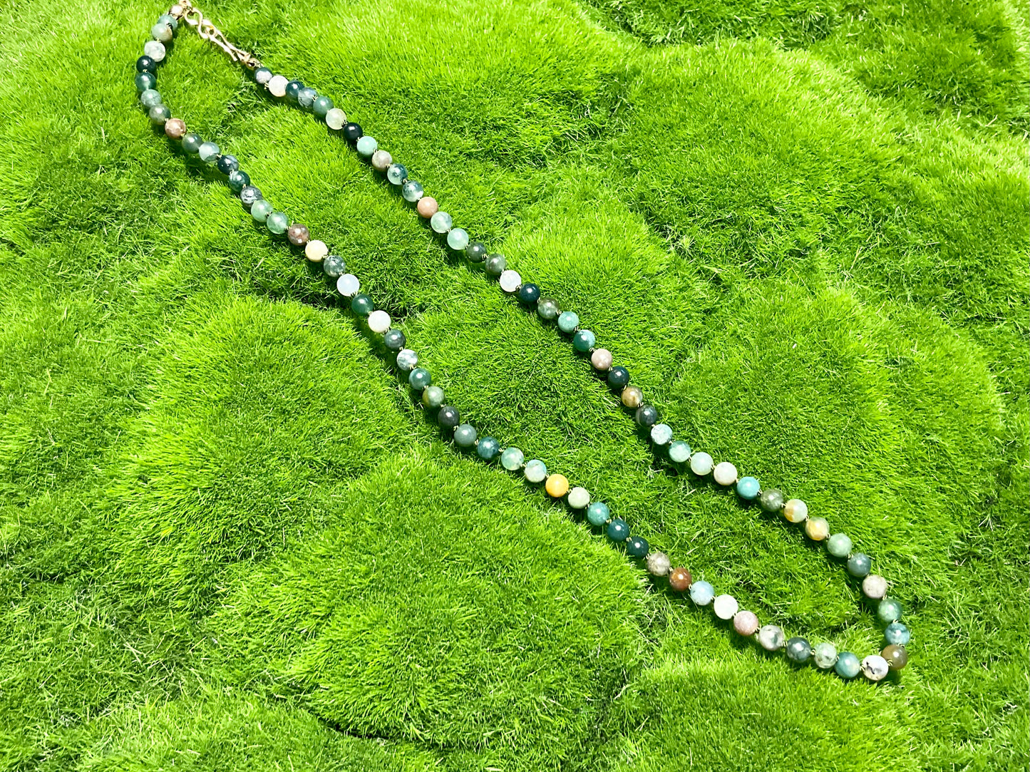 Fancy Jasper Hand-knotted Necklace