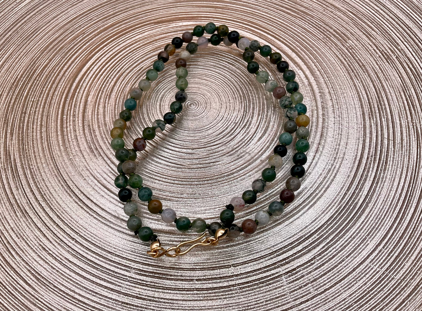 Fancy Jasper Hand-knotted Necklace