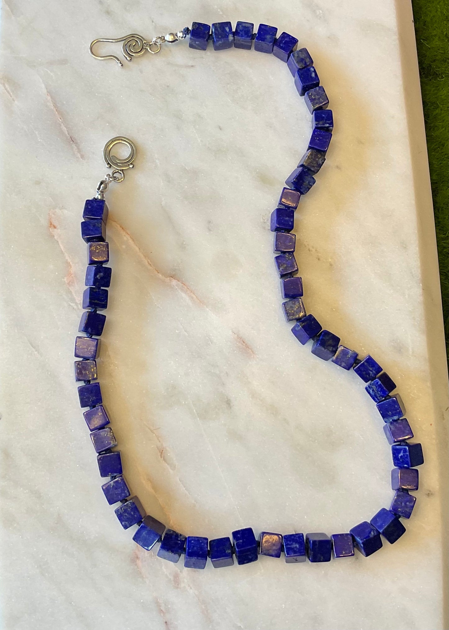 Hand-knotted Lapis Necklace