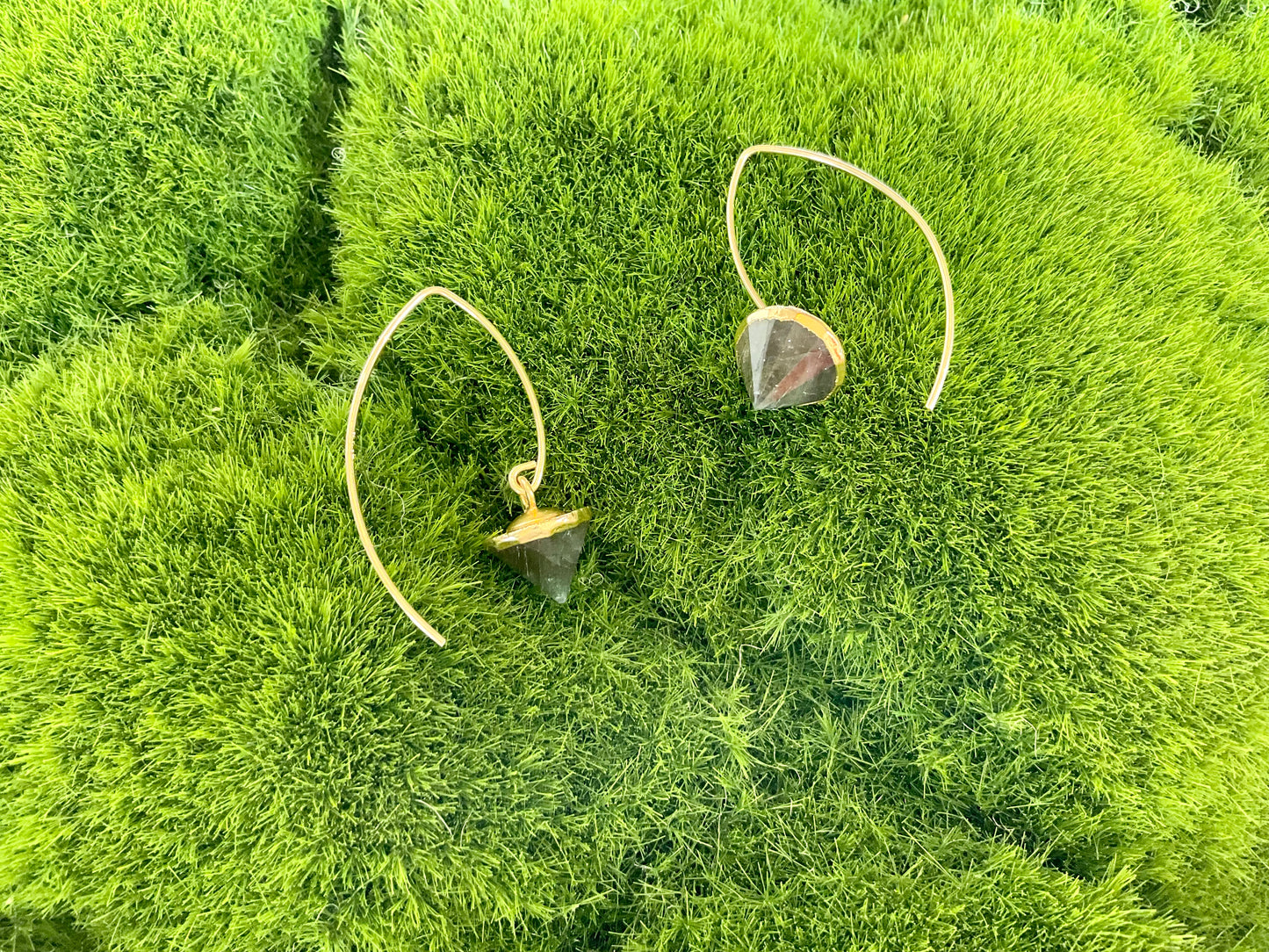 Labradorite Pendulum Earrings